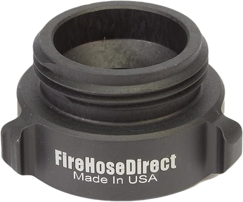 FireHoseDirect Aluminum 1" Female NH to 1 1/2" Male NH Fire Hose Adapter - Image 1